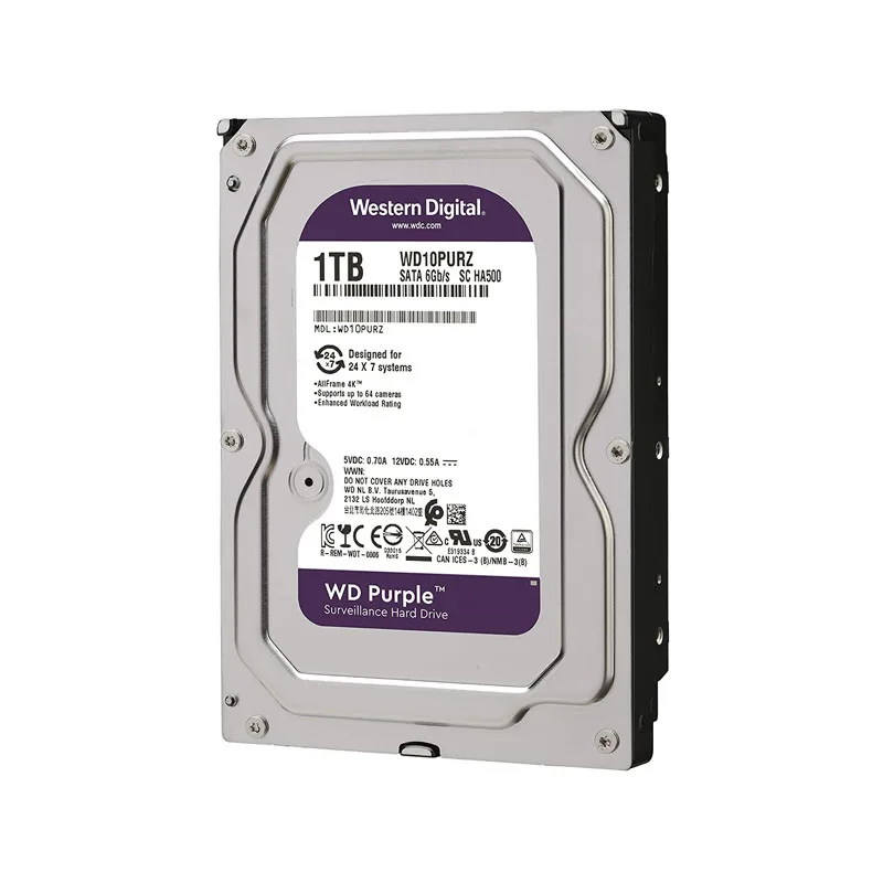 هارد دیسک اینترنال وسترن دیجیتال با رابط SATA مدل وسترن دیجیتال ظرفیت 1 ترابایت