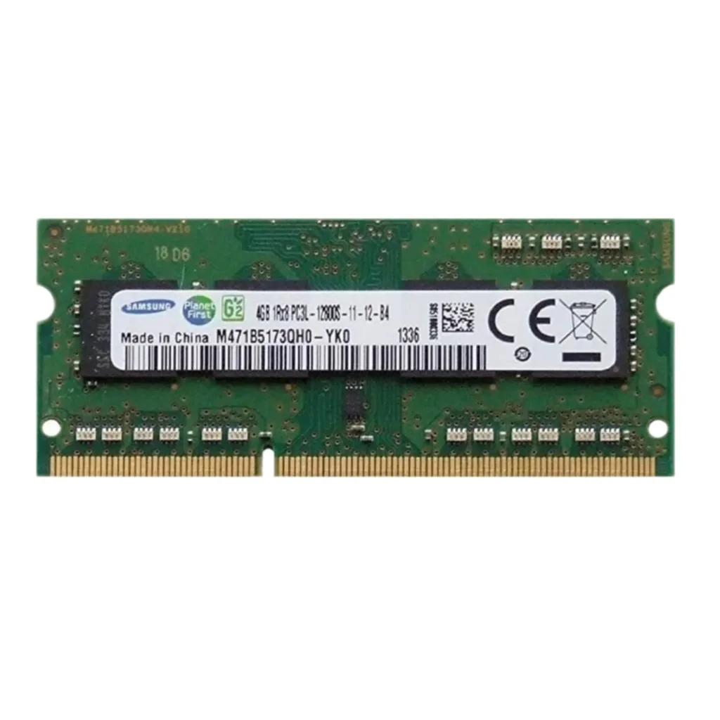 رم لپ تاپ DDR3L تک کاناله 1600 مگاهرتز CL11 سامسونگ مدل۱۲۸۰۰  4 گیگابایت