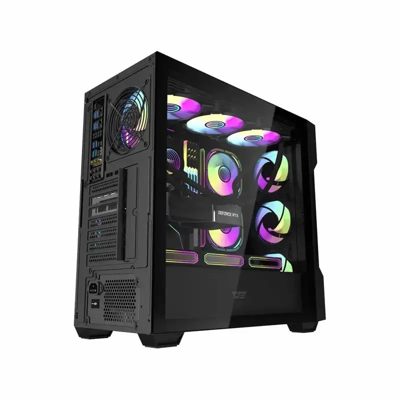 کیس کامپیوتر گیمینگ دارک فلش مدل DS900 Mesh ATX Black