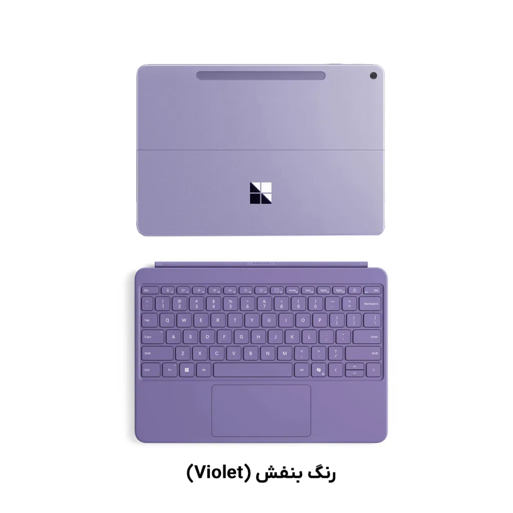تبلت 12 اینچی مایکروسافت مدل Surface Pro-Snapdragon X Plus ظرفیت 512 گیگابایت و رم 16 گیگابایت به همراه کیبورد سرفیس پرو