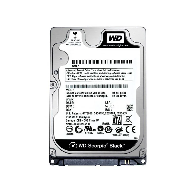 هارد دیسک اینترنال وسترن دیجیتال مدل WD5000BPKT ظرفیت 500 گیگابایت