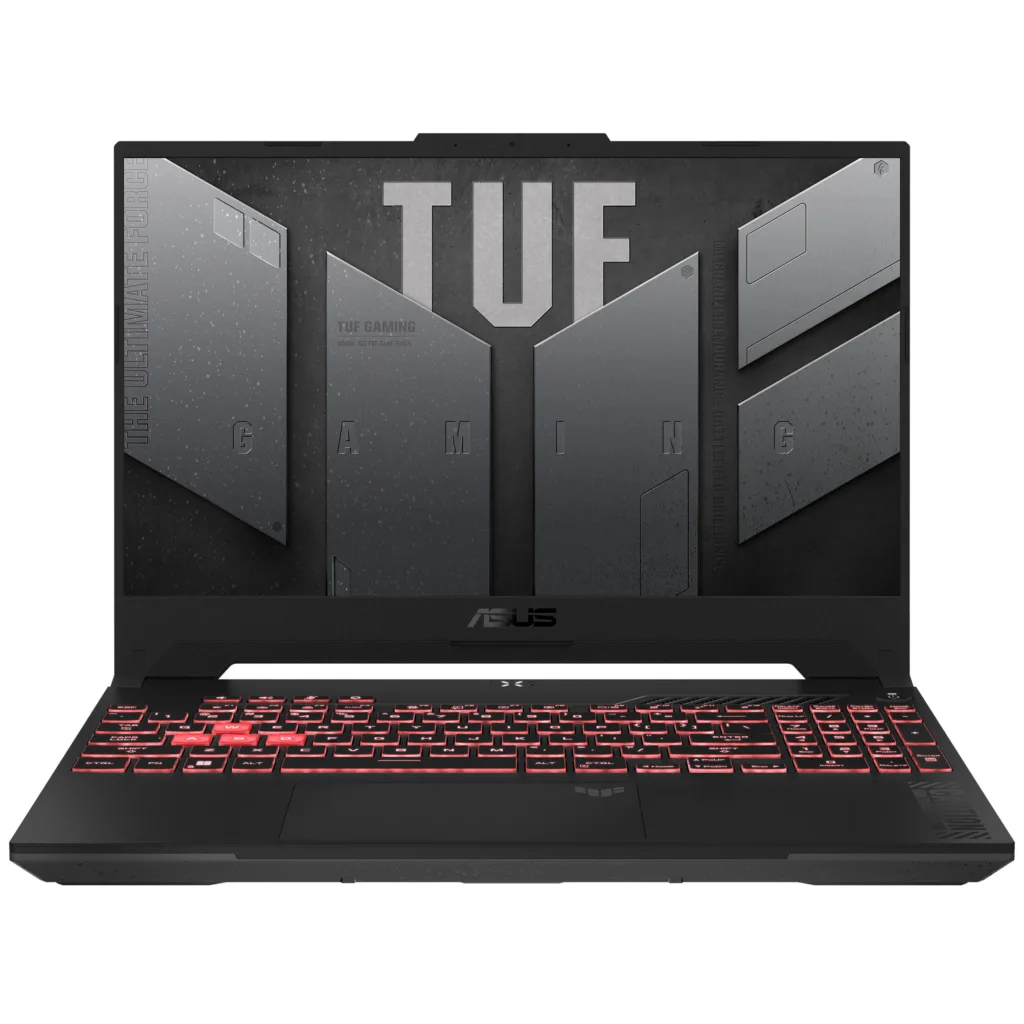 لپ تاپ 15.6 اینچ ایسوس مدل TUF Gaming A15 (2024) FA507UI-LP034W-R9 8945HS-32GB DDR5 5600MHz-1TB SSD-RTX4070 8GB-FHD 144Hz-W - کاستوم شده