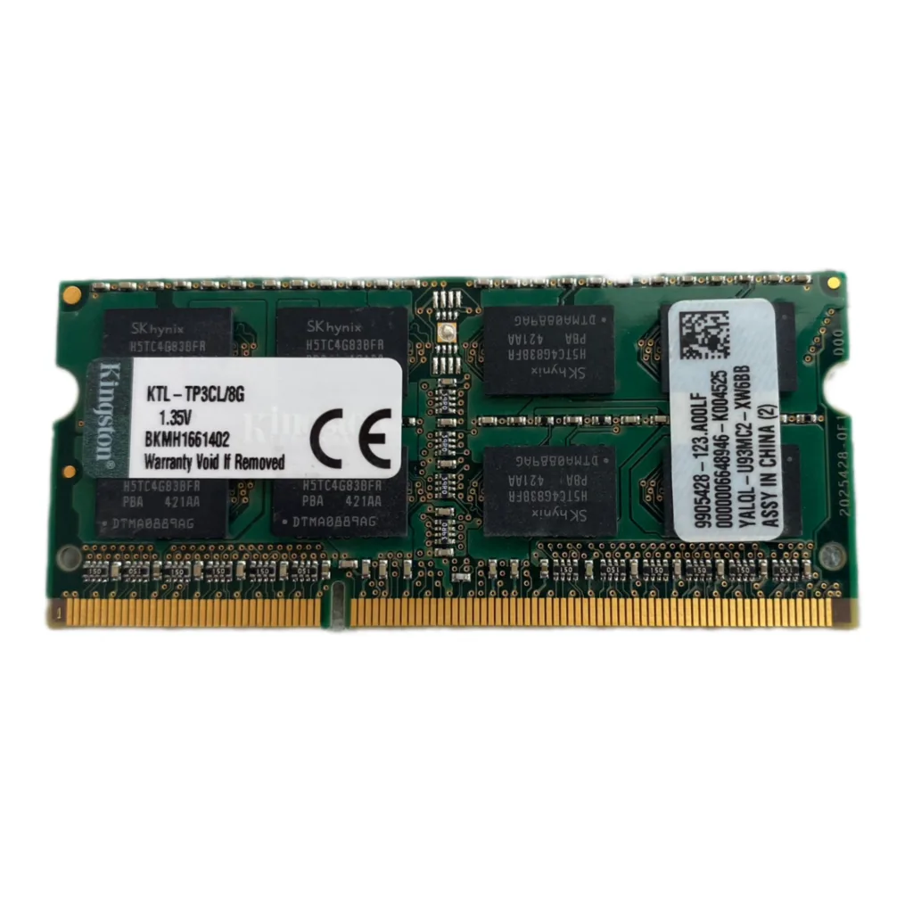 رم لپ تاپ DDR3 دو کاناله 1600 مگاهرتز CL11 کینگستون مدل 12800s ظرفیت ۸ گیگابایت