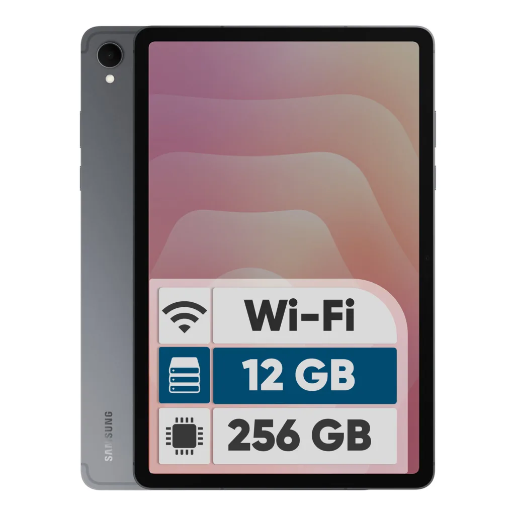 تبلت ۱۱ اینچ سامسونگ مدل Galaxy Tab S11 Wi-Fi ظرفیت 256 گیگابایت و رم 12 گیگابایت، رزولوشن دوربین ۱۳ مگاپیکسل، پشتیبانی از قلم و کیبورد