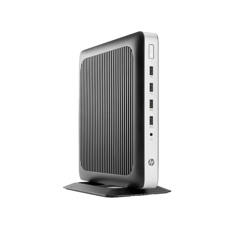 کامپیوتر کوچک اچ‌ پی مدل T630-R با پردازنده Dual Core GX-420GI حافظه SSD با ظرفیت 256 گیگابایت رم DDR4 با ظرفیت هشت گیگابایت پردازنده گرافیکی AMD