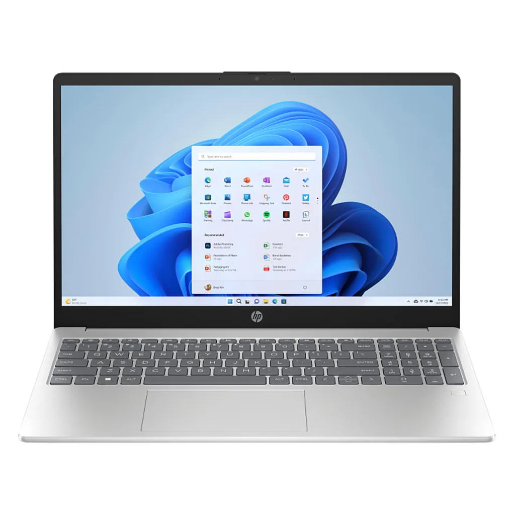 لپ تاپ 15.6 اینچی اچ‌ پی مدل fd0133wm-15-i3 N305-16GB DDR4-256GB SSD-IPS-Fingerprint-W - کاستوم شده