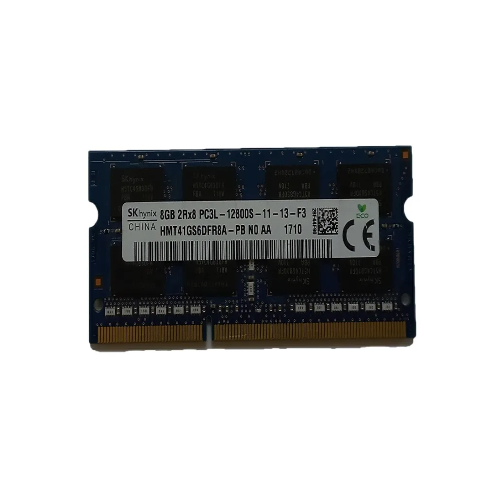 رم لپ تاپ DDR3L دو کاناله 1600 مگاهرتز cl11 اس کی هاینیکس مدل 12800ظرفیت 8 گیگابایت