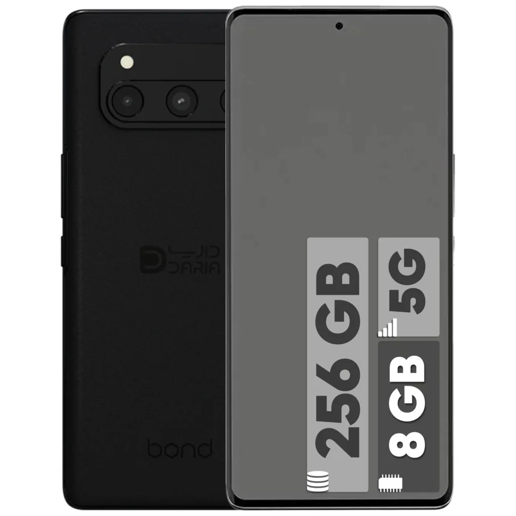 گوشی موبایل داریا مدل bond 5G دو سیم کارت ظرفیت 256 گیگابایت و رم 8 گیگابایت