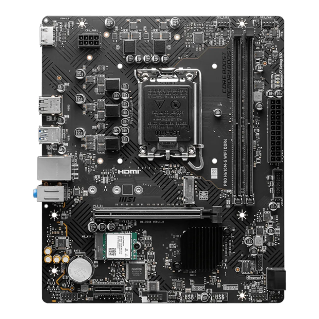 مادربرد ام اس آی مدل PRO H610M-S WIFI DDR4