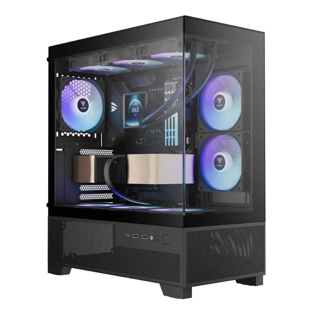 کیس کامپیوتر گیمینگ گیم دیاس مدل  AURA GC12 ARGB