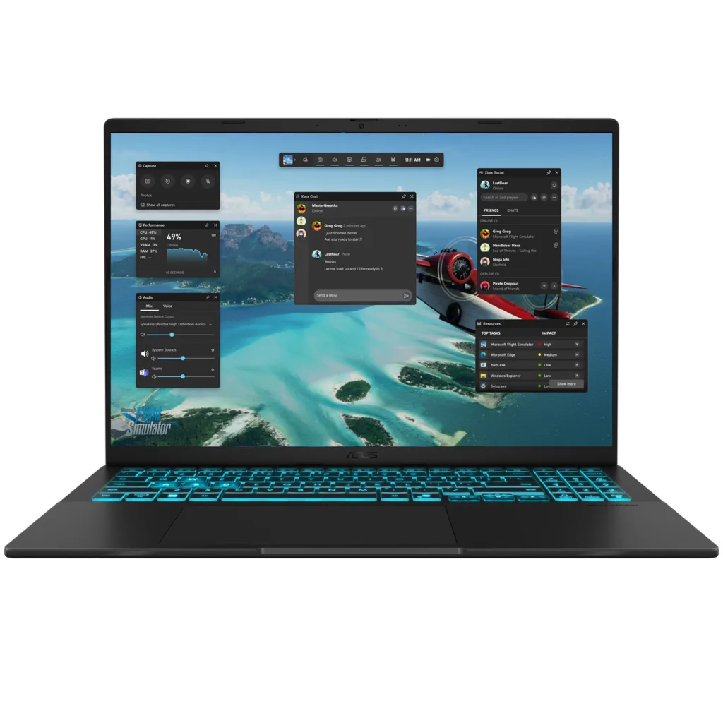لپ تاپ 16 اینچی ایسوس مدل V16 V3607VU-RP118-Core 7 240H-RTX4050 6GB-16GB DDR5 5600MHz-1TB SSD-FHD 144Hz