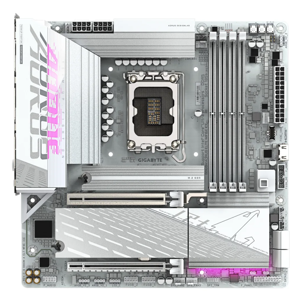 مادربرد گیگابایت مدل B860M AORUS ELITE WIFI6E ICE