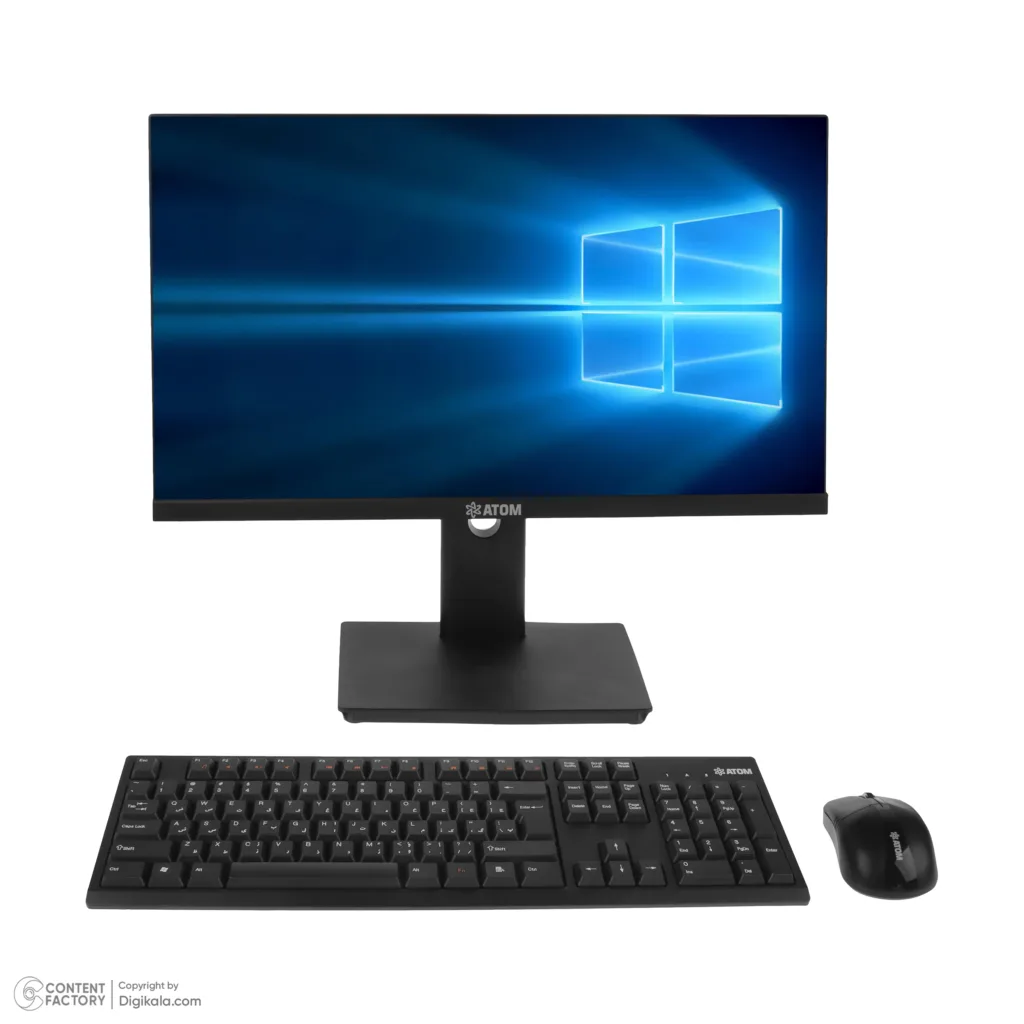 کامپیوتر همه کاره 21.5 اتم مدل H1 با پردازنده Core i5 6400 رم 8 گیگابایت از نوع DDR4 حافظه داخلی 256 گیگابایت SSD کارت گرافیک Intel Graphics (integrated) نمایشگر از نوع TFT LCD