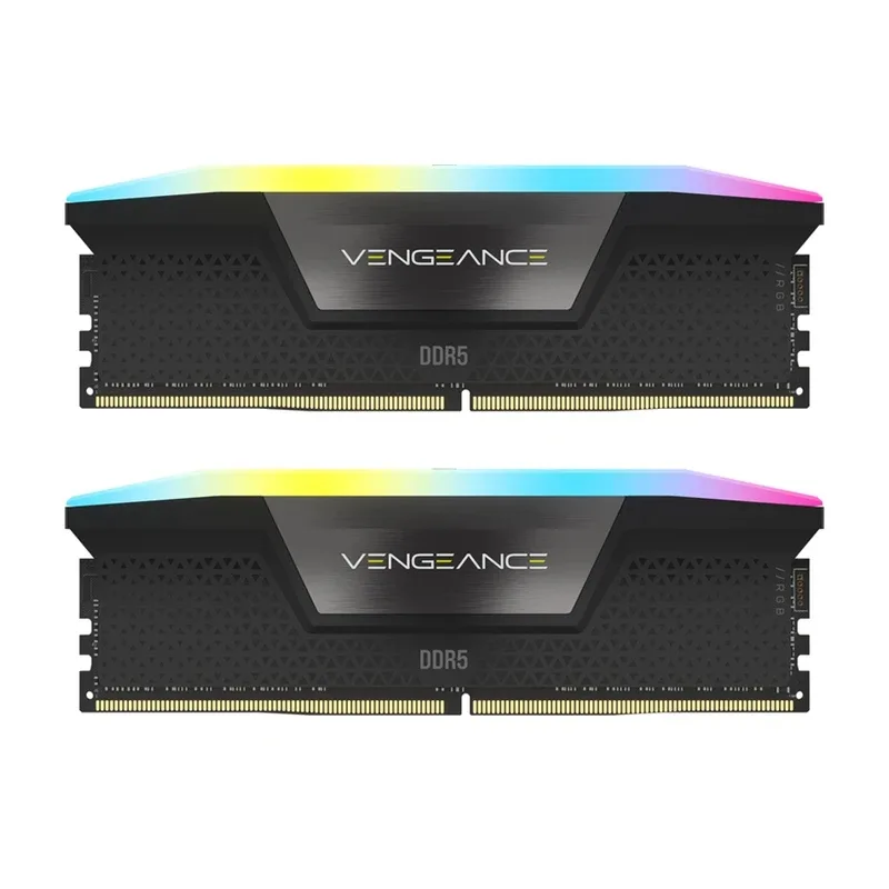رم دسکتاپ دو کاناله 6000 مگاهرتز CL38 کورسیر مدل VENGEANCE RGB ظرفیت 32 گیگابایت