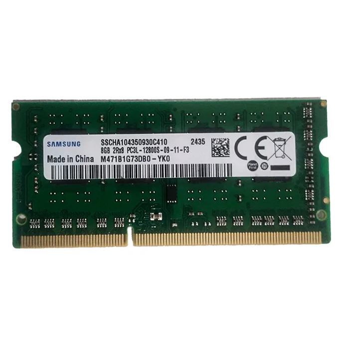 رم لپ تاپ DDR3L تک کاناله 1600 مگاهرتز CL11 سامسونگ مدل YK0 ظرفیت 8 گیگابایت