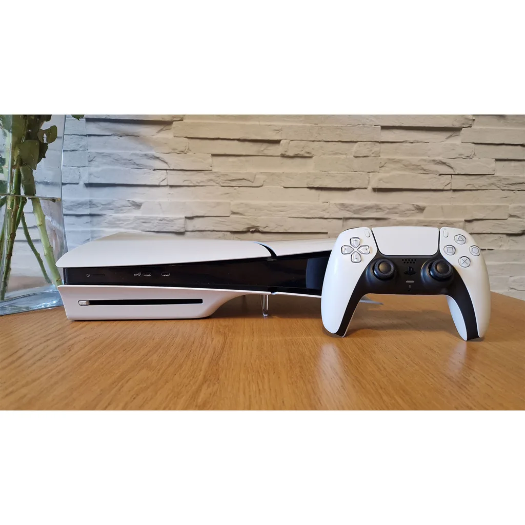 کنسول بازی سونی مدل PlayStation 5 Slim ظرفیت یک ترابایت ریجن اروپا 2016A به همراه بازی EA Sports FC 24