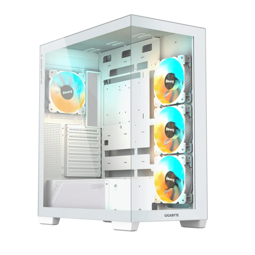 کیس کامپیوتر گیمینگ گیگابایت مدل GIGABYTE C500 PANORAMIC STEALTH ICE