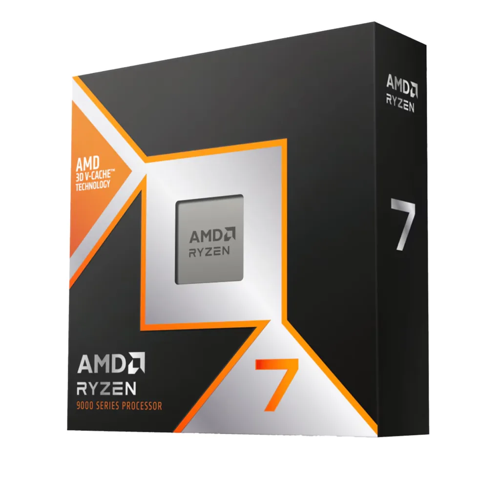 پردازنده مرکزی ای ام دی مدل Ryzen 7 9800X3D-Box