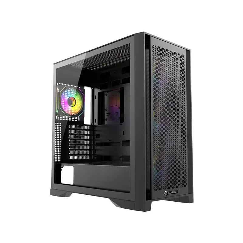 کیس کامپیوتر گیمینگ لاجی کی مدل LK-C634B