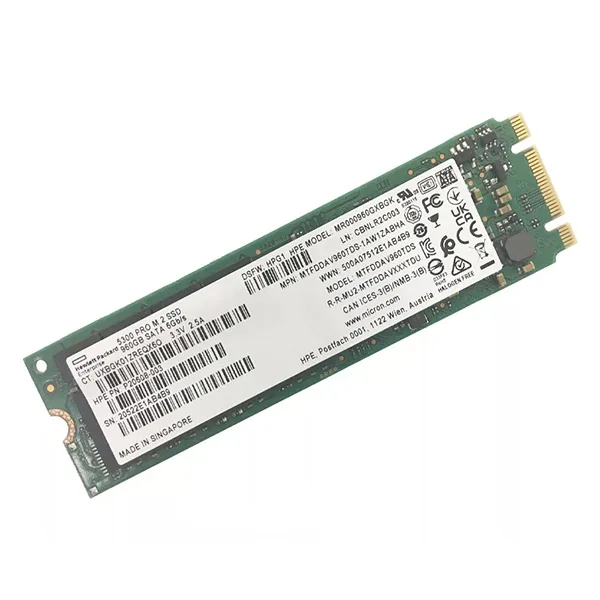 اس اس دی اینترنال SATA III اچ پی ای مدل p20608-003 enterprise m2 sata ظرفیت 960 گیگابایت