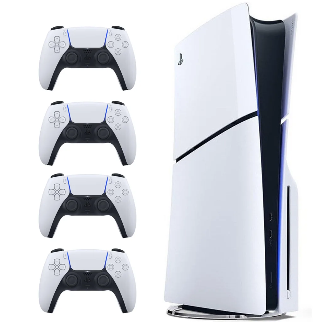 کنسول بازی سونی مدل PlayStation 5 Slim ظرفیت یک ترابایت ریجن 2016A اروپا به همراه دسته اضافی