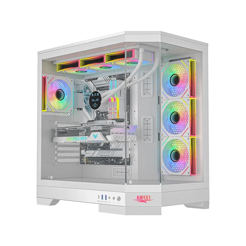 کیس کامپیوتر گیمینگ اوست مدل GT-AQ1-MW
