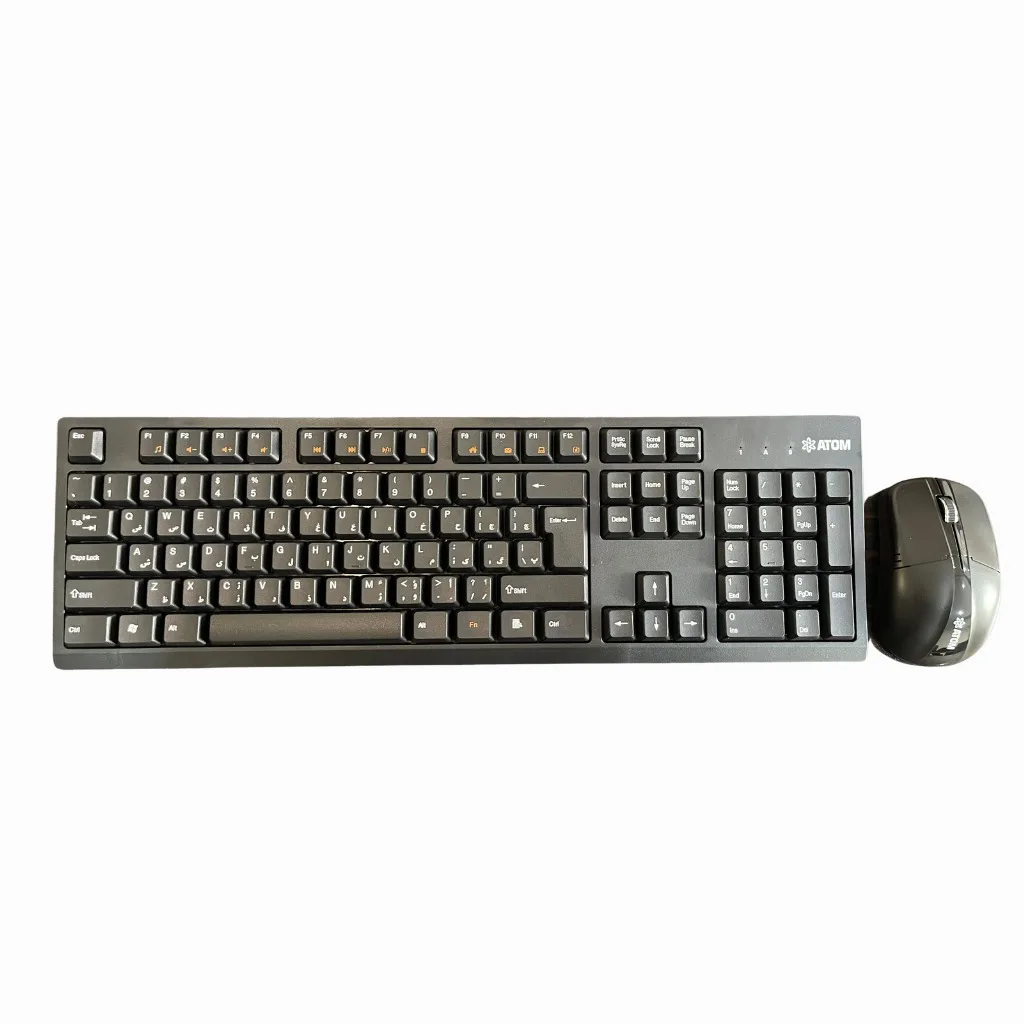 کیبورد و ماوس بی سیم اتم مدل BX2510