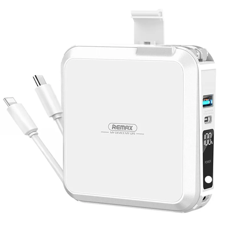 پاوربانک ریمکس مدل Infinity All in one - AC charger-RPP-276 ظرفیت 15000 میلی آمپرساعت