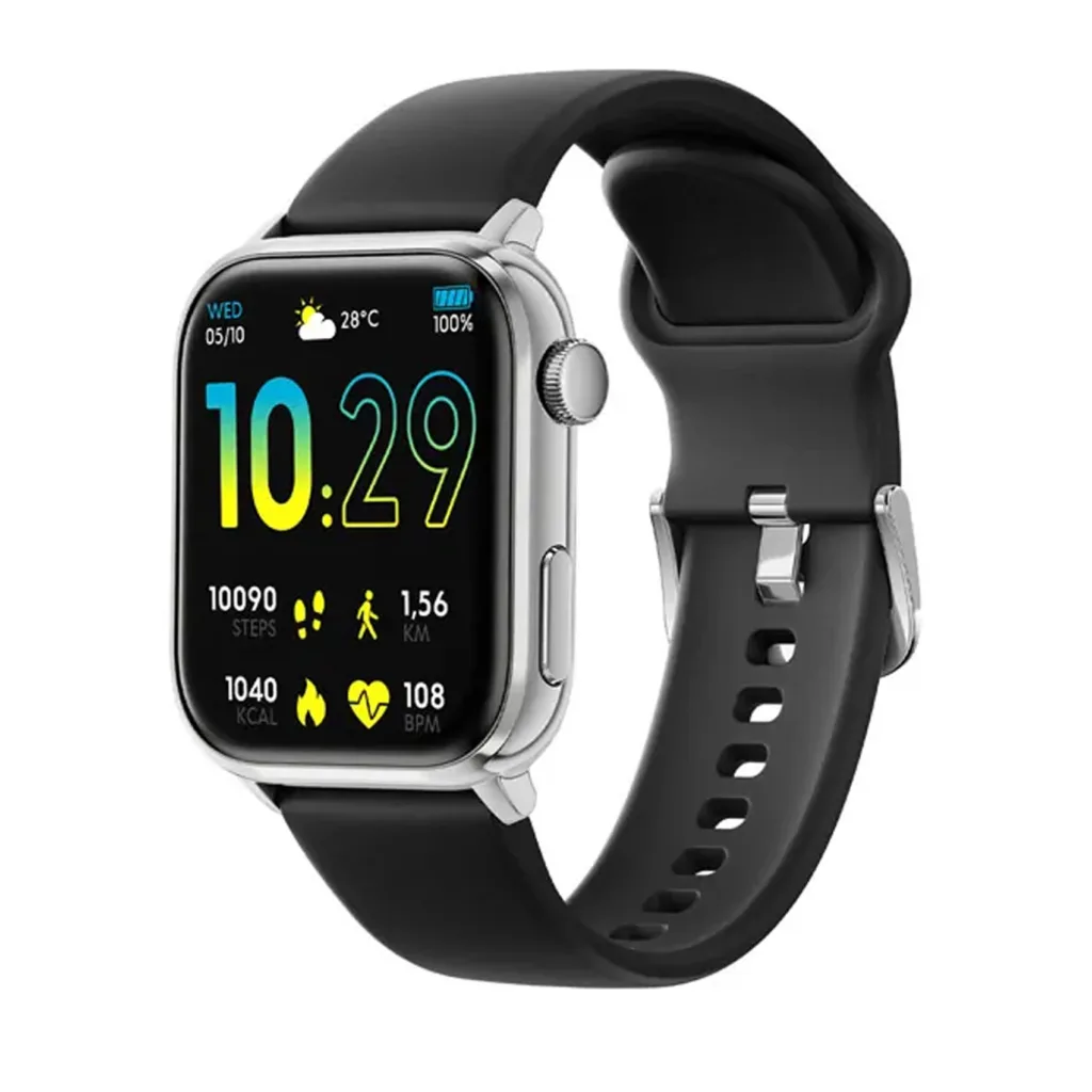 ساعت هوشمند 1.7 اینچی آیس واچ مدل 022536 با بند سیلیکونی