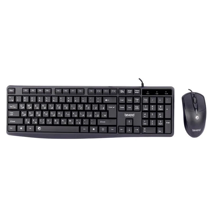 کیبورد و ماوس با سیم بیاند مدل BEYOND BMK-3375