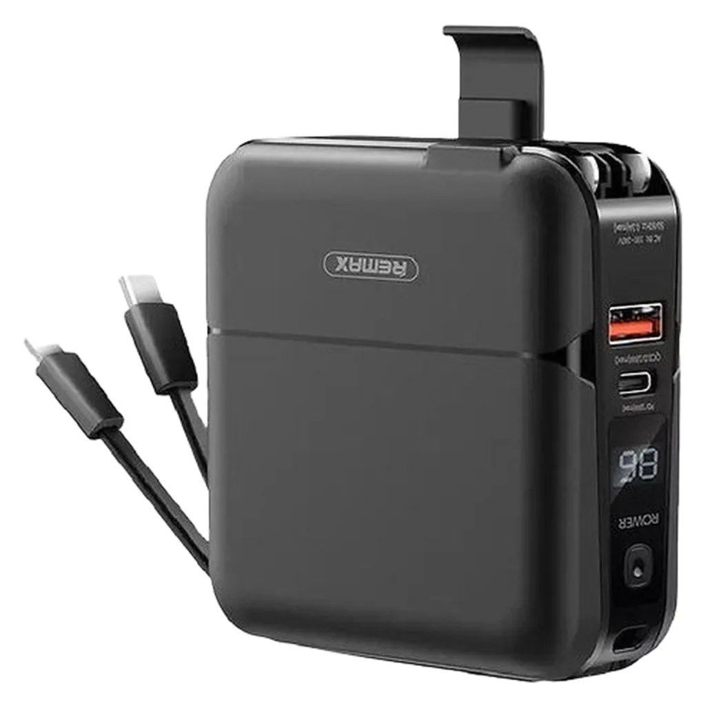 پاوربانک ریمکس مدل Infinity All in one - AC charger-RPP-20 ظرفیت 15000 میلی آمپرساعت