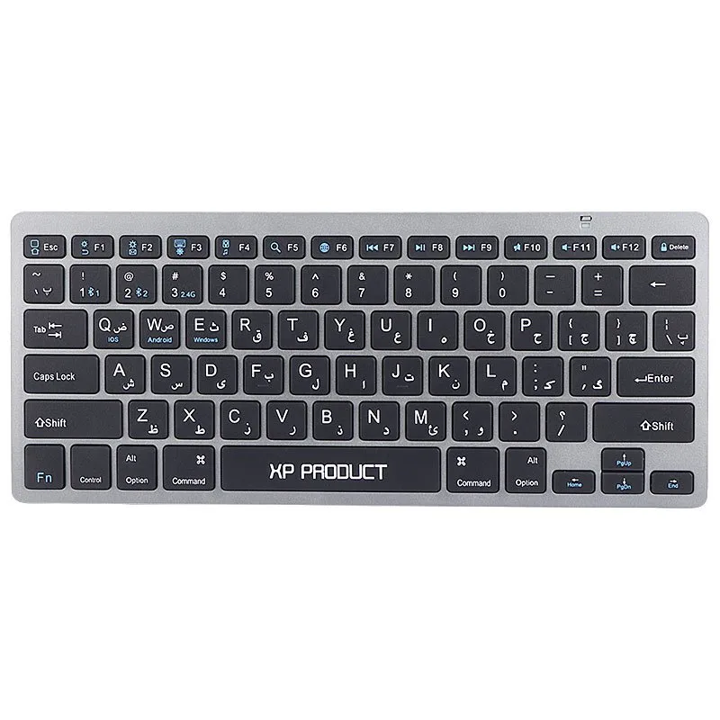 کیبورد بی سیم ایکس پی-پروداکت مدل XP-4600K، سوییچ ممبران، Tenkeyless