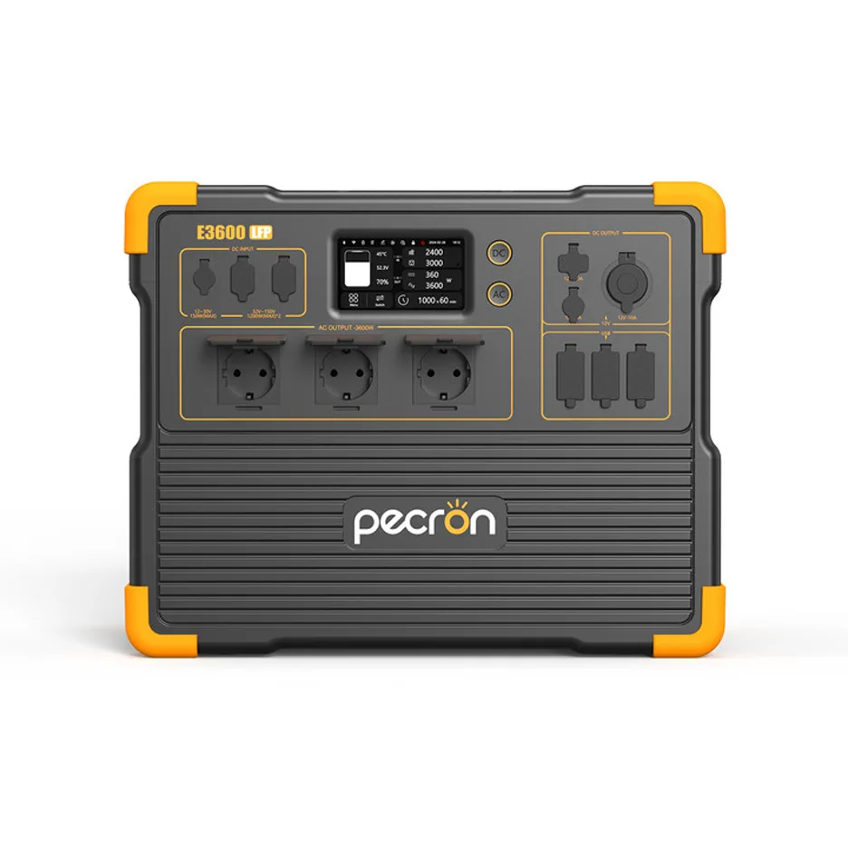پاور استیشن پکرون مدل E3600 LFP ظرفیت 3072 میلی آمپر ساعت