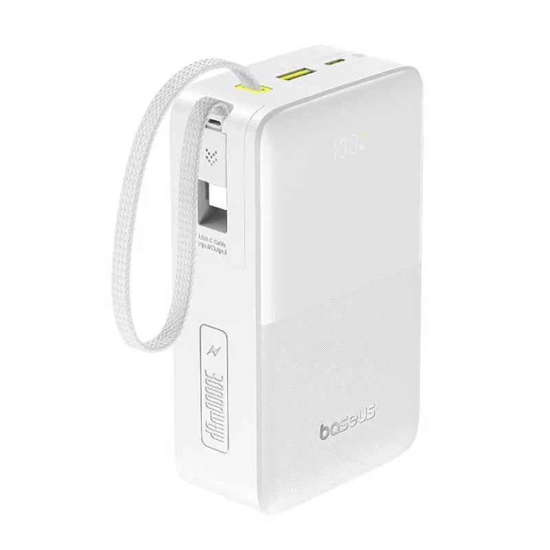 پاوربانک 22.5 وات بیسوس مدل EnerFill FC51 Bipow 2 Pro ظرفیت 30000 میلی‌آمپرساعت
