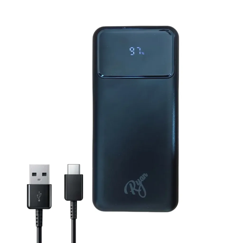 پاور بانک 22.5 وات ریان مدل RY202 ظرفیت 20000 میلی آمپر ساعت به همراه کابل USB-C