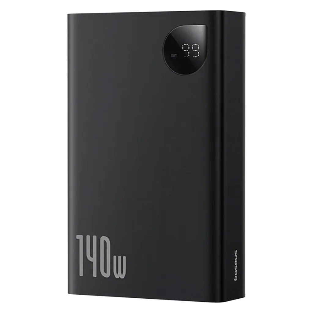 پاوربانک بیسوس مدل Adaman PD 140W Fast Charging ظرفیت 24000 میلی آمپر ساعت
