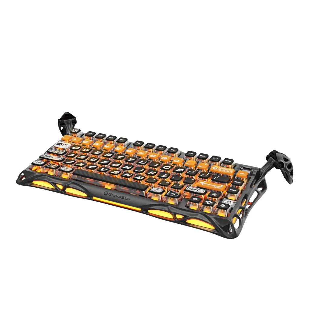 کیبورد مخصوص بازی گراوا استار مدل Mercury K1Pro CyberFlare