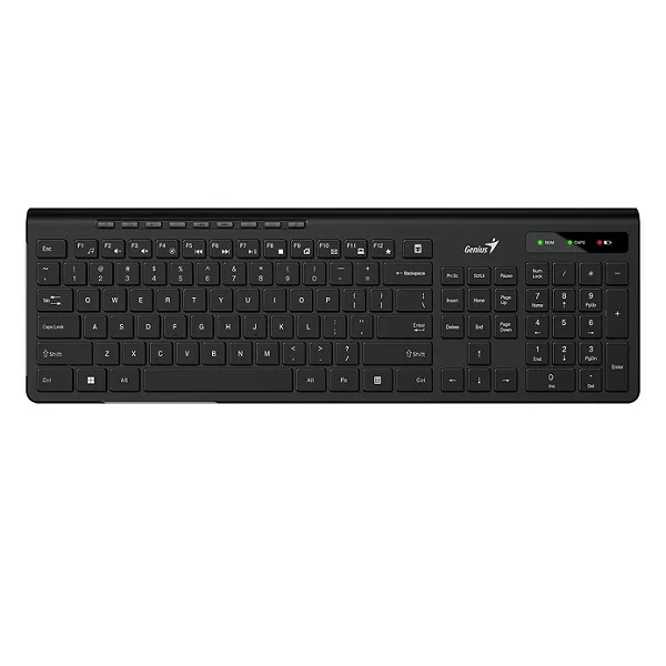 کیبورد بی سیم جنیوس مدل SLIM STAR 7230، سوییچ ممبران، Full-Size