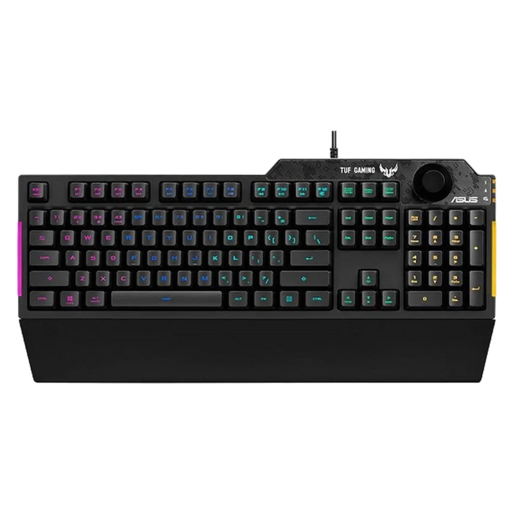 کیبورد مخصوص بازی ایسوس مدل TUF GAMING K1 RGB