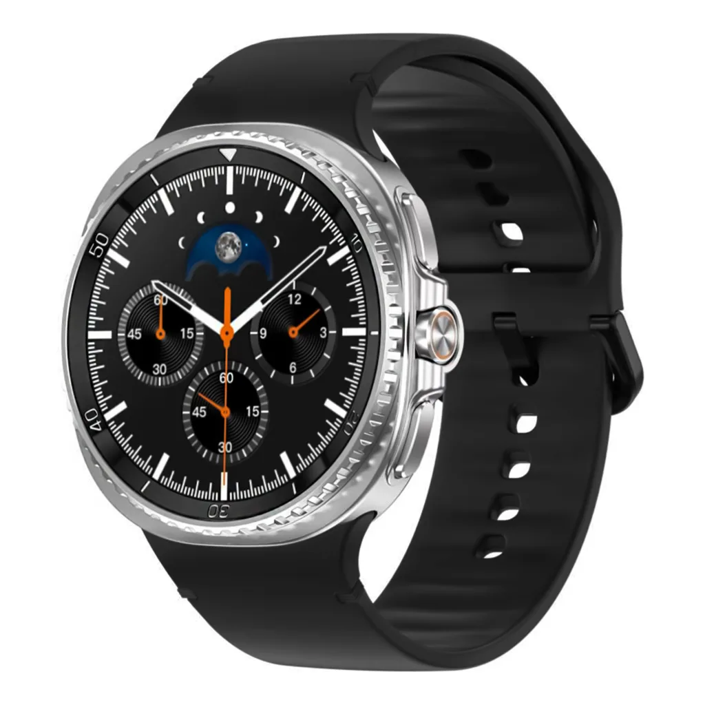ساعت هوشمند 46 میلی متر وونک مدل Galaxy Watch 8 با بند سیلیکونی