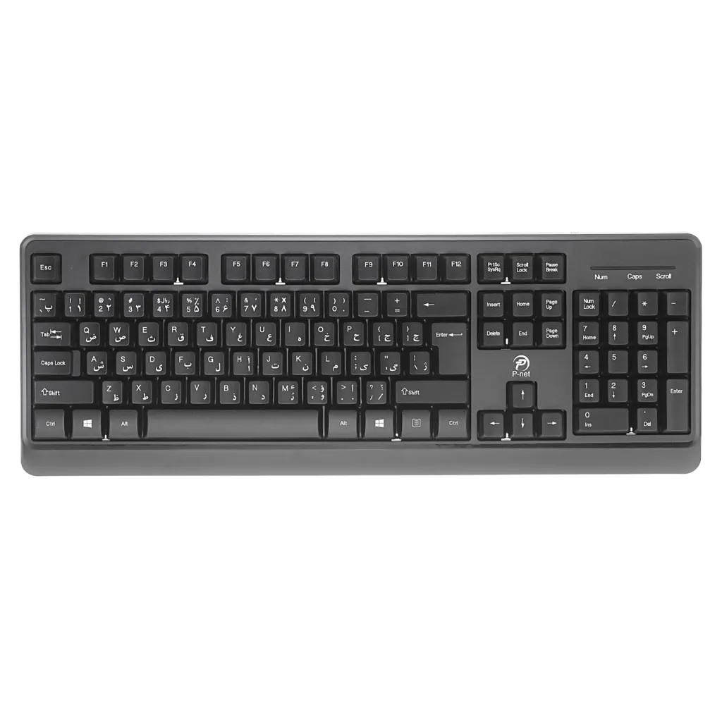 کیبورد با سیم پی نت مدل KB3000