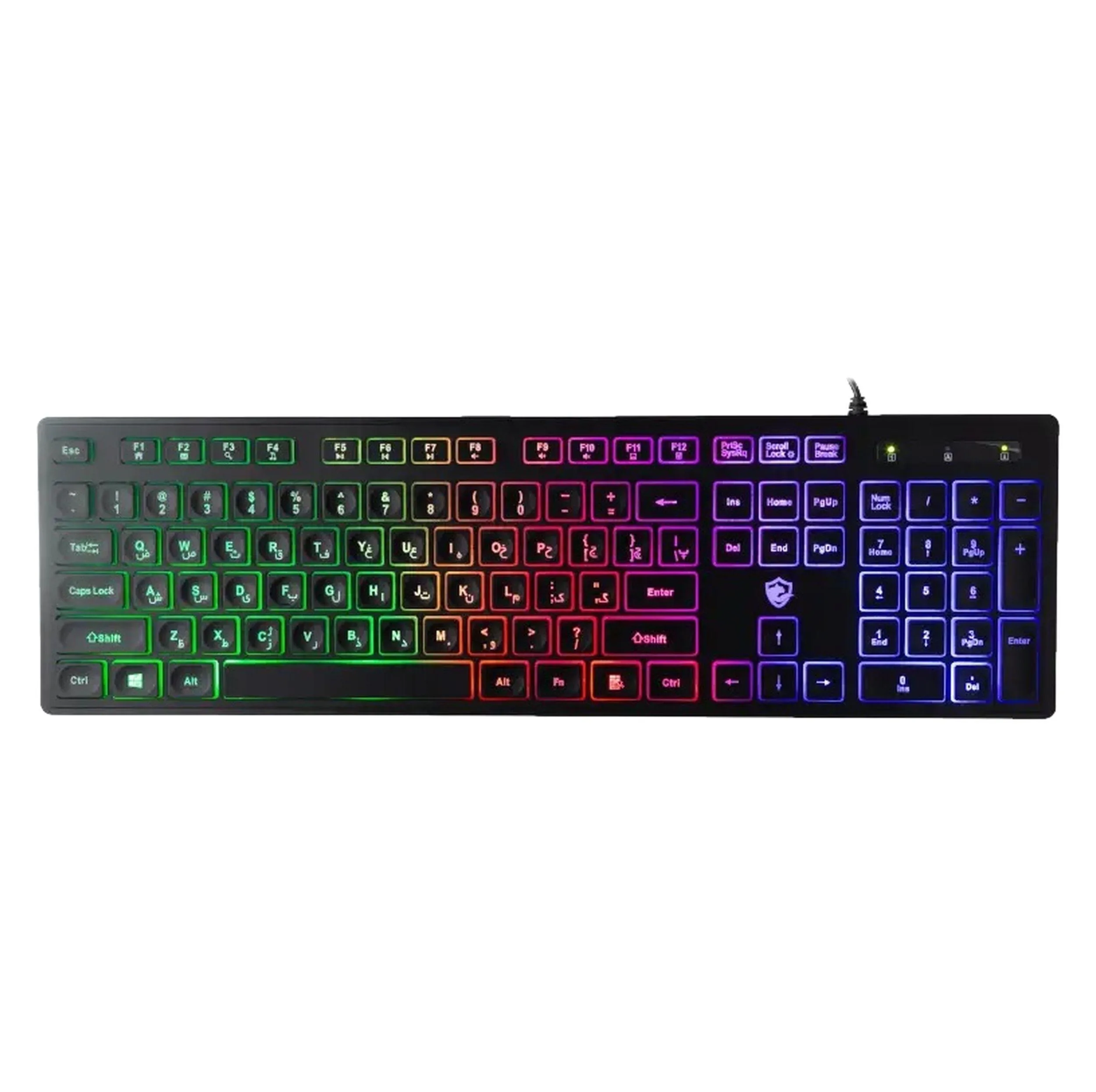 کیبورد گیمینگ بیاند مدل BGK-2010 سوئیچ ممبران، Full-Size، نورپردازی RGB