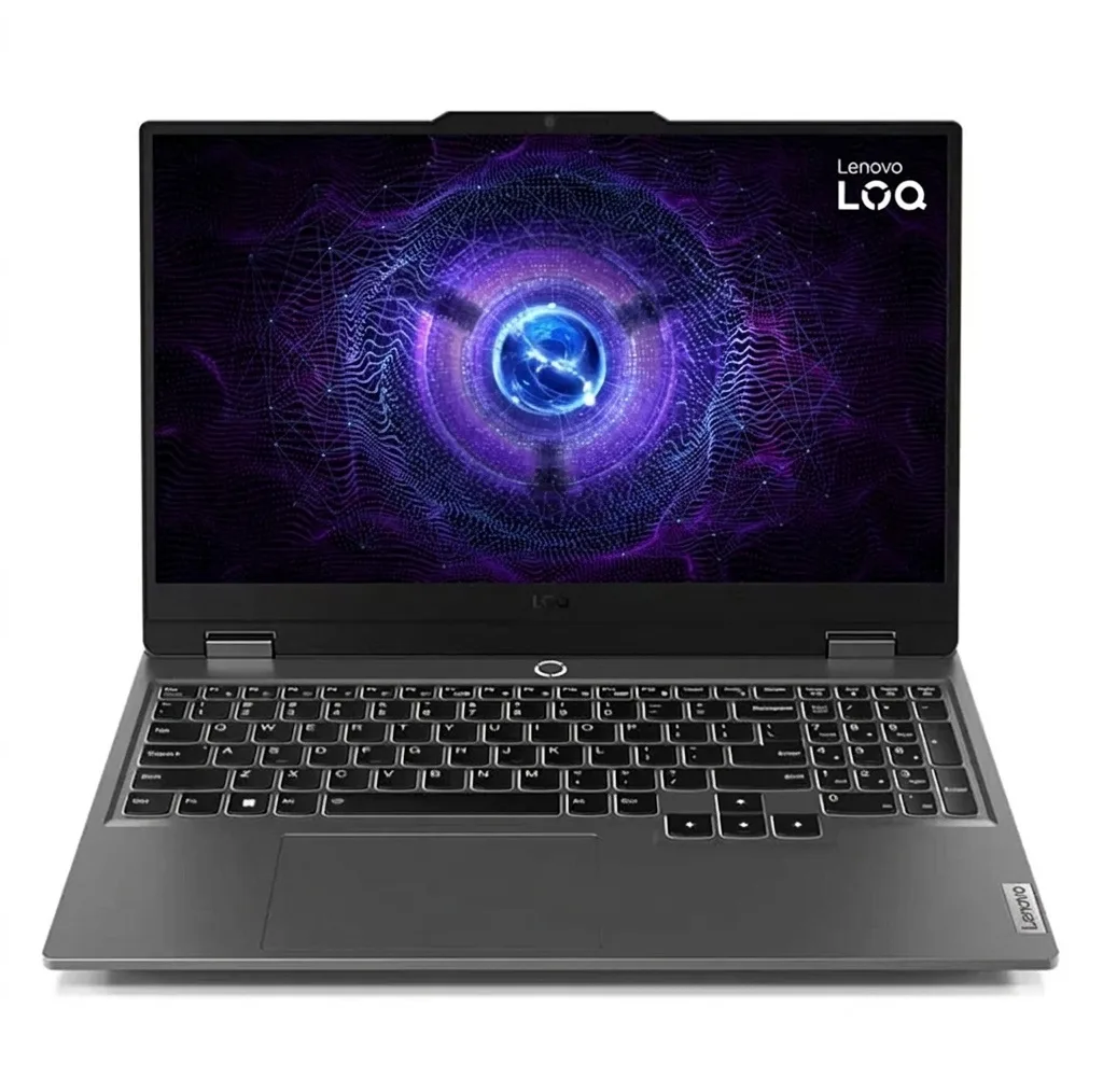 لپ‌تاپ لنوو مدل LOQ 15IRX9 با پردازنده Core i5-13450HX و گرافیک RTX3050 6GB، رم DDR5 24GB با فرکانس 4800MHz، حافظه SSD با ظرفیت 512GB، نمایشگر 15.6 اینچ IPS با وضوح Full HD و نرخ به‌روزرسانی 144Hz، دارای نور پس‌زمینه کیبورد، به همراه ماوس