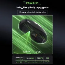 ماوس بی سیم گیمینگ ایسر مدل OMR317 به همراه پایه شارژ