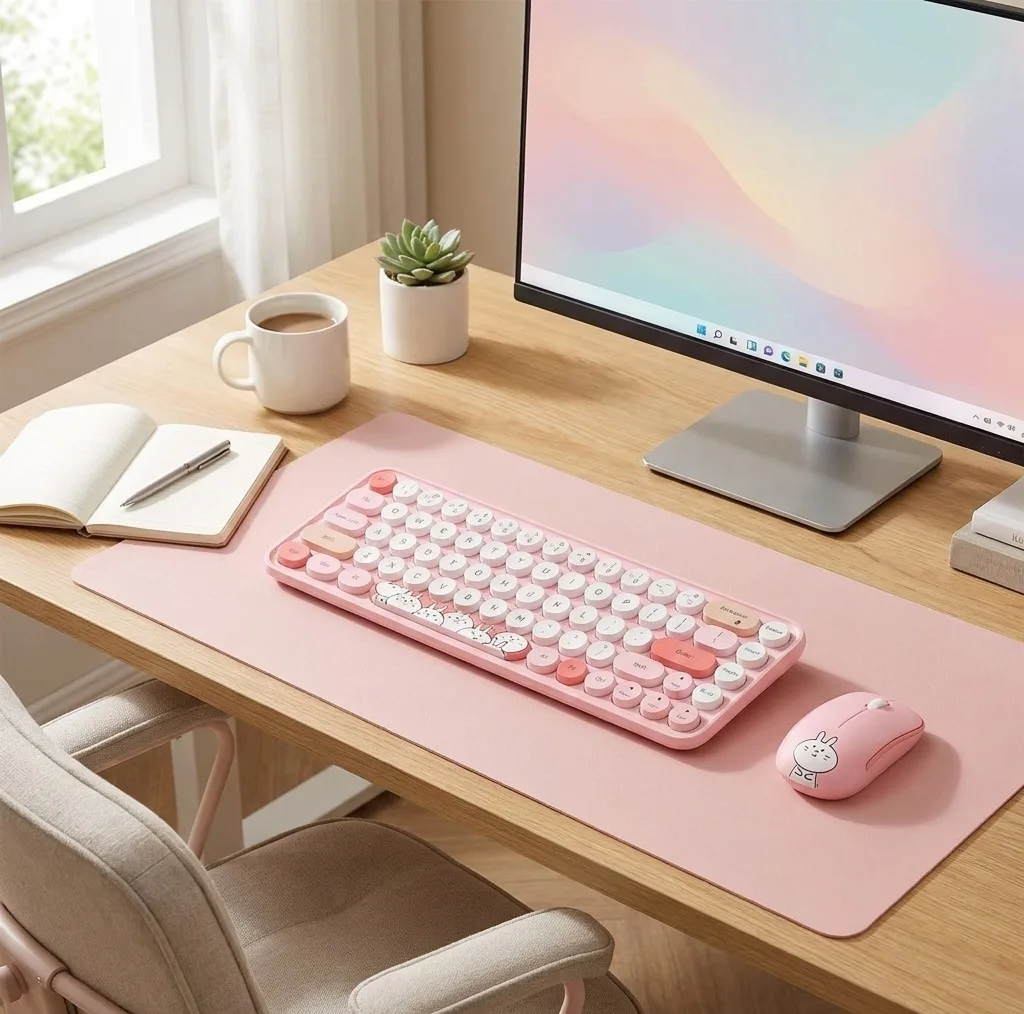 کیبورد و ماوس بیسیم مافی مدل I bean pro، سوییچ ممبران، Tenkeyless