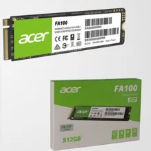 اس اس دی اینترنال PCIe Gen3 x4 ایسر مدل FA100 ظرفیت 512 گیگابایت