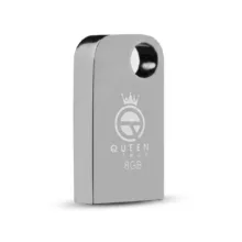 فلش مموری 8 گیگابایت کوئین تک مدل CELL با رابط USB 2.0، طراحی فشرده و مقاومت در برابر آب، ضربه، لرزش و گرد و غبار