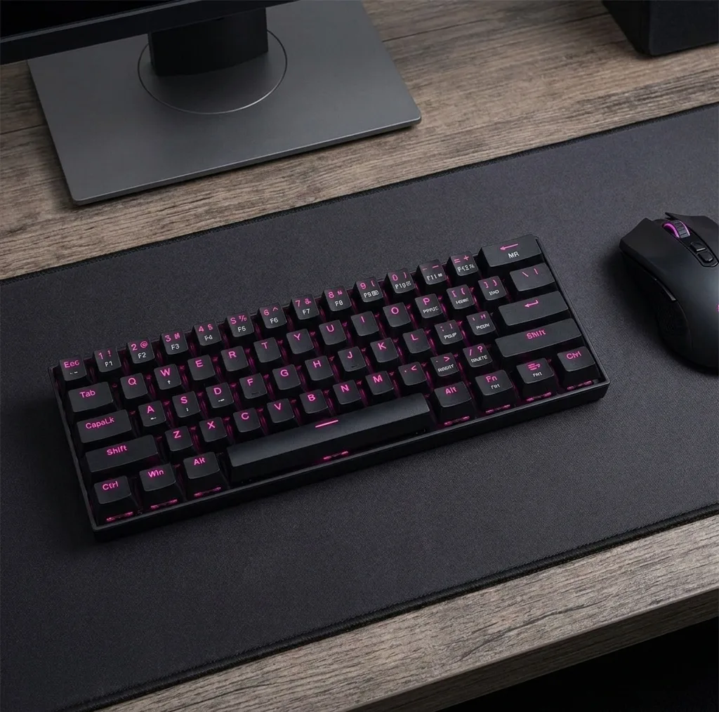 کیبورد گیمینگ ردراگون مدل K630 Dragonborn، مکانیکال سوییچ قرمز، Tenkeyless، نورپردازی RGB
