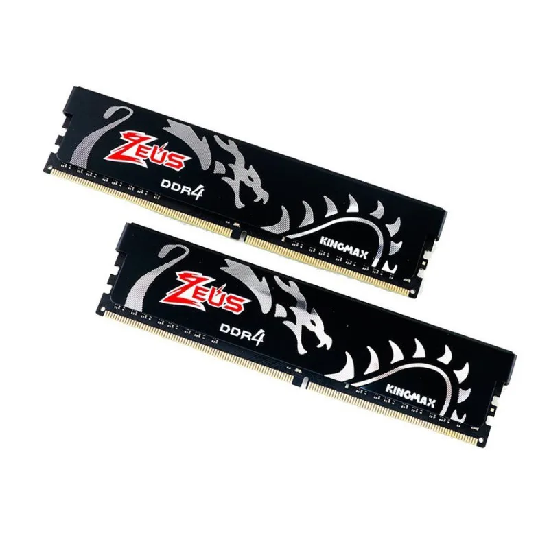 رم دسکتاپ کینگ مکس مدل Zeus Dragon ظرفیت 8 گیگابایت DDR4 تک کاناله فرکانس 3200 مگاهرتز تایمینگ CL16 نوع DIMM