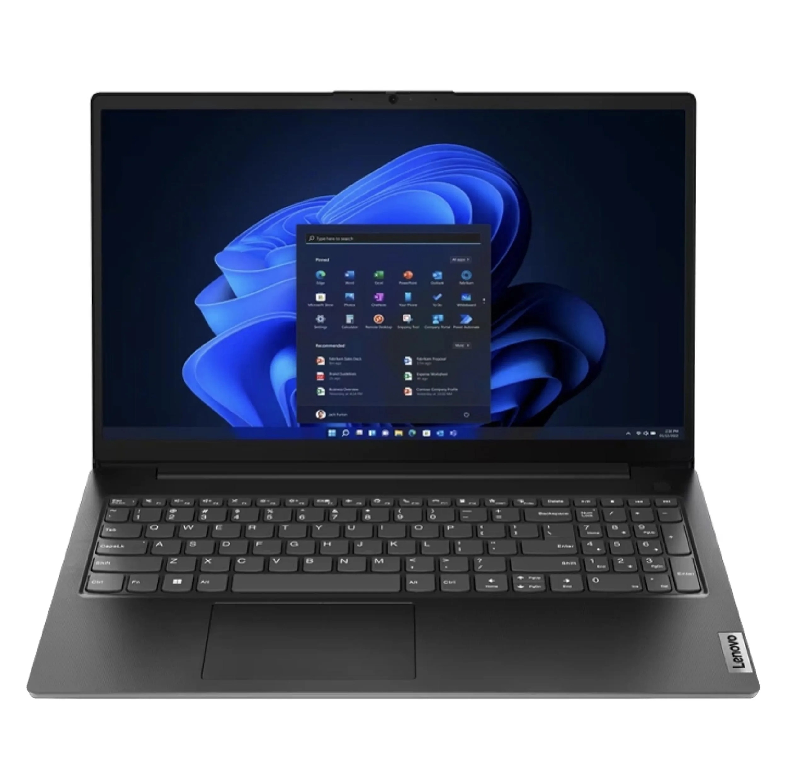 لپ‌تاپ لنوو مدل V15 G4 با پردازنده Ryzen 3-7320U، رم LPDDR5 8GB با فرکانس 4800MHz، حافظه SSD با ظرفیت 512GB، نمایشگر 15.6 اینچ TN با وضوح Full HD، کاستوم شده